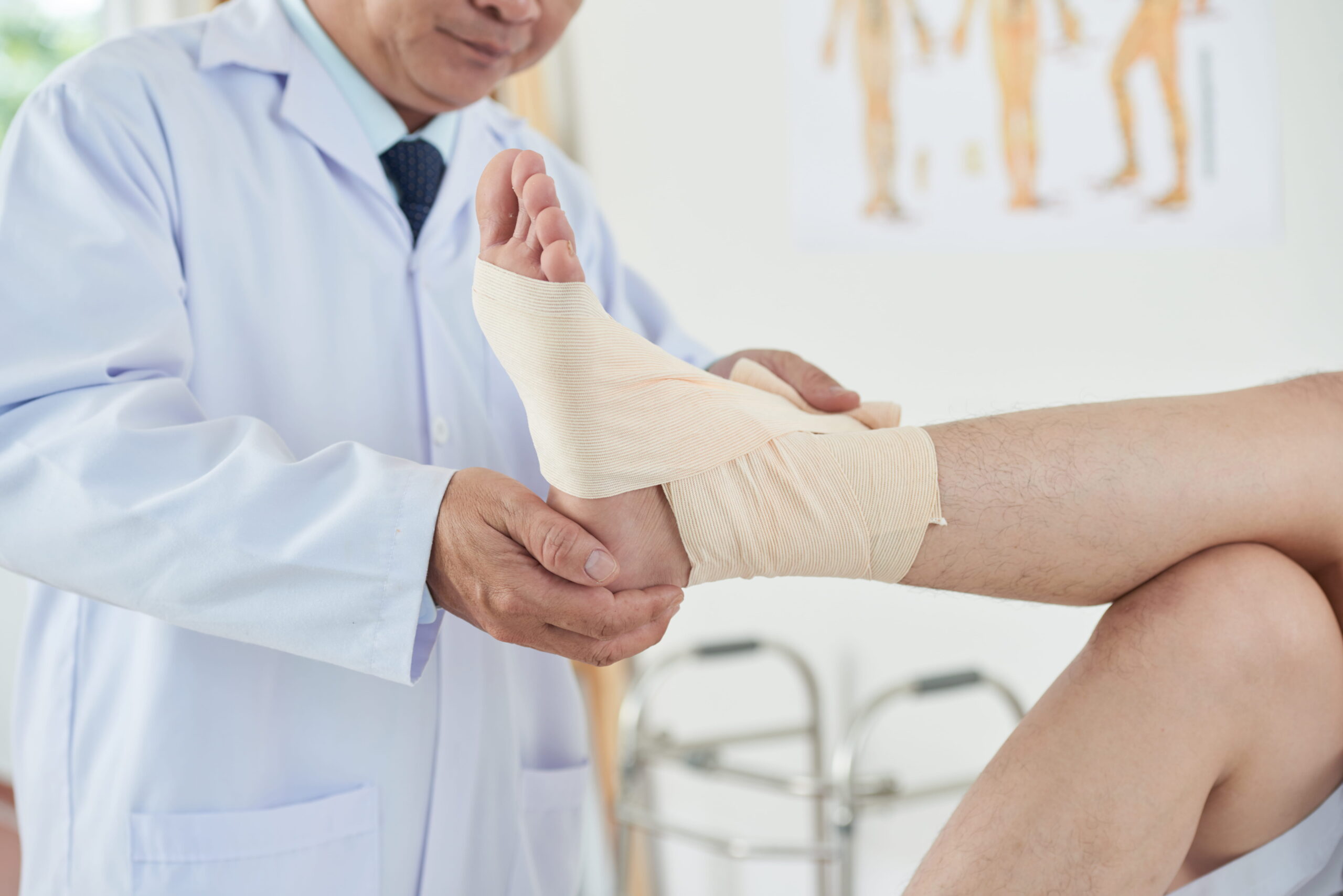 severe ankle fracture